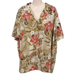 🔵BOGO FREE🔵 Donkenny Woman Top Floral Short Sleeve Sz 3X